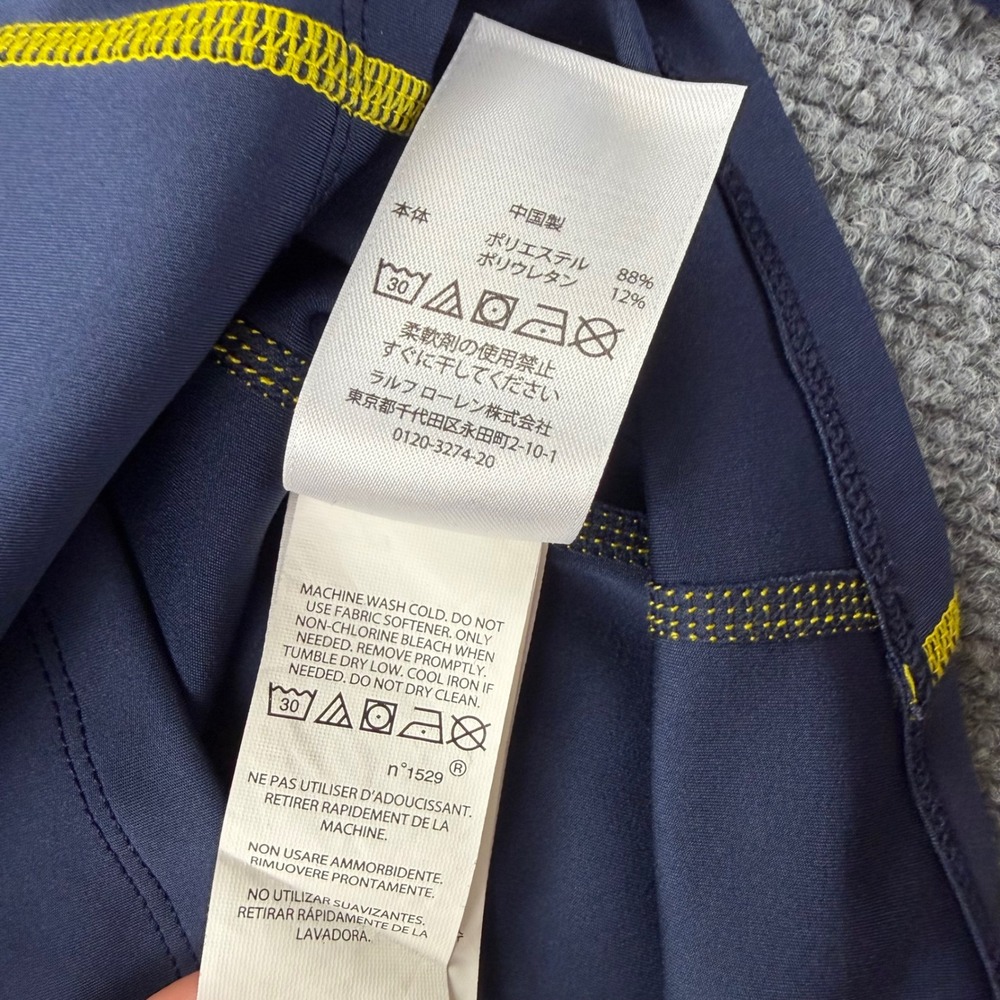 RLX Ralph Lauren Womens Navy Quarter Zip Pullover Long Sleeve Athletic Top SZ S - Picture 10 of 14